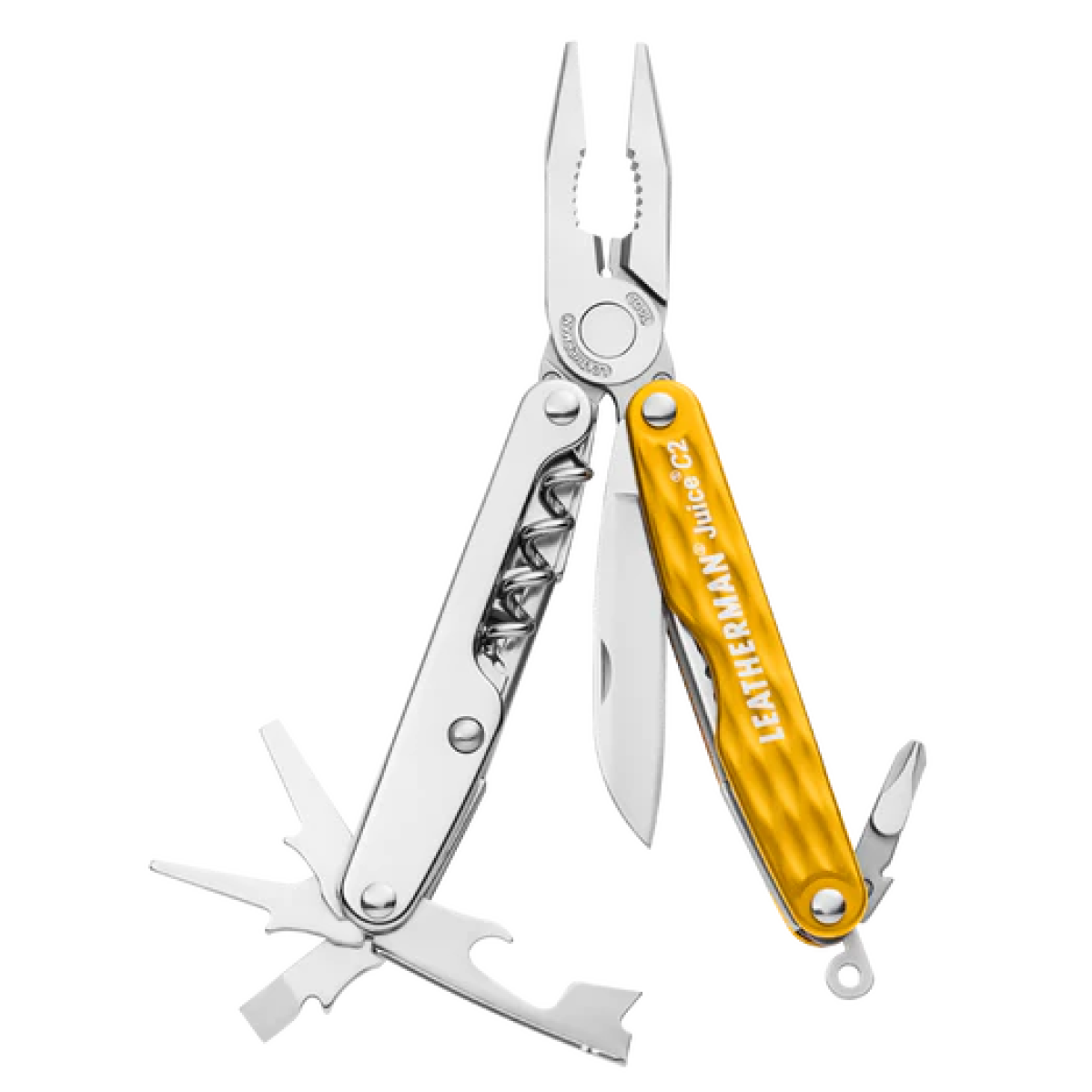 Leatherman JUICE C2 折叠多用途工具帶開瓶器 (黃色)